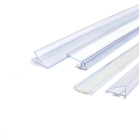 Porte-étiquettes transparent en PVC Yobest, bande de fixation pour prix sur étagère, taille personnalisée, modèle YBT002, supermarché
