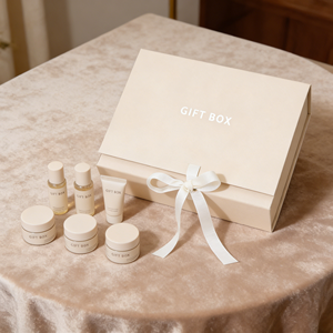 Caja de Regalo Rígida Estilo Sobre para Empaque de Productos de Cuidado de la Piel, Personalizable con Cierre de Cinta y Logotipo, Fabricante, Superventas - Product Image 5