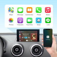 Décodeur CarPlay sans fil Android Auto pour Audi A4 A6 A7 A8 Q3 Q7 6.5'' 7'' 8'' Airplay Hicar Miracast Carlife HDMIIN AirCast AHD