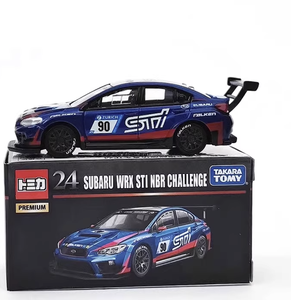 โมเดลรถสีดำของ <span class=keywords><strong>Tomica</strong></span> TP24รถแข่ง WRX STi รุ่น1:64สเกลที่กำหนดเอง - Product Image 2