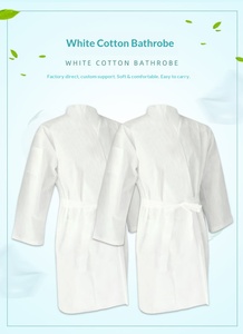 <span class=keywords><strong>Accappatoio</strong></span> Monouso Igienico in Tessuto Non Tessuto, Traspirante e Morbido per Sauna, Bagno Turco e Centri Massaggi - Product Image 6