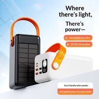 Batterie Externe en Plastique 22,5W à Charge Ultra-Rapide, Batterie Lithium Polymère, Quatre Câbles, Chargeur Portable Compact Universel – Vente en Gros
