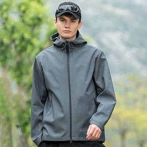 Unisex OEM Softshell Jacket for Autumn Spring Mesh Lined Waterproof Outdoor Windbreaker With Full Zip Casual Style <strong>Wind</strong> <strong>Breaker</strong> - Product Image 1