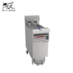 Friteuse à gaz OFG-H126 de haute qualité en acier inoxydable pour poulet / friteuse professionnelle pour remorque alimentaire avec système de filtration d'huile - Product Image 3