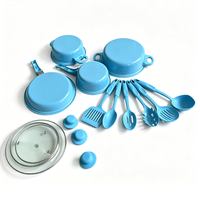 Ensemble de 13 ustensiles de cuisine en granit antiadhésif, écologiques et durables, comprenant poêle à frire, marmite et ustensiles en nylon – Compatible gaz et induction pour la cuisine domestique