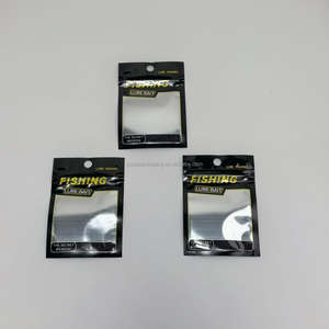 맞춤형 인쇄 투명 부드러운 플라스틱 지퍼 가방 친환경 재활용 식품 등급 소재 낚시 미끼 포장 - Product Image 4