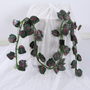 Guirlande de <span class=keywords><strong>lierre</strong></span> artificielle, fausses feuilles, verdure en plastique, vignes, toucher naturel, 230 cm, pour <span class=keywords><strong>chambre</strong></span> à coucher, décoration murale, mariage, fête - Product Image 6