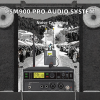 Microphone sans fil dynamique PSM900 avec suppression du bruit et design léger pour smartphones, karaoké et diffusion en direct