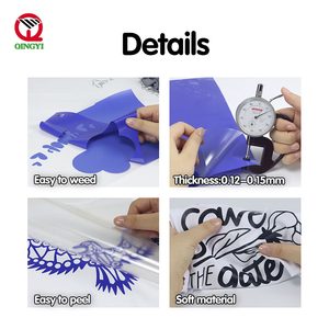 निः शुल्क नमूना कस्टम 61 सेमी pvc उच्च तापमान लोहे पर गर्मी हस्तांतरण विनाइल फिल्म कपड़े टी-शर्ट के लिए - Product Image 3