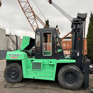Chariot élévateur diesel d'occasion de 15 tonnes, Mitsubishi FD150 tout-terrain, à vendre à prix réduit - Product Image 1