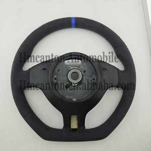 พวงมาลัยรถยนต์ BMW E46 ลายทางสีน้ำเงิน Alcantara คุณภาพดี ขายดี - Product Image 4