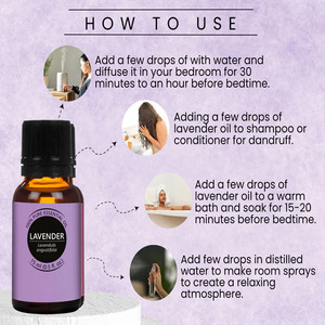 Aromaterapia 100% Pura y Natural, <span class=keywords><strong>Aceite</strong></span> Esencial Puro <span class=keywords><strong>de</strong></span> 10 ml con Infusión <span class=keywords><strong>de</strong></span> Rosa, Lavanda, Romero, Eucalipto y Limoncillo - Product Image 5