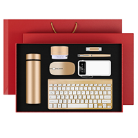 Set Hadiah Bisnis Logo Kustom, Notebook, Keyboard & Mouse Nirkabel, Speaker, Set Hadiah Perusahaan, Set Hadiah Bisnis Mewah