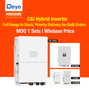 Onduleur solaire hybride triphasé Moregosolar Deye US Vision SG01HP3-US-BM4 277V 4 MPPT 60kW 50kW 40kW – <span class=keywords><strong>Prix</strong></span> des onduleurs photovoltaïques - Product Image 3