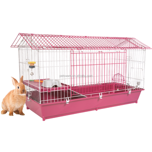 Gabbia per animali piccoli con fili di metallo per animali criceti per coniglio d'India con dimensioni opzionali disponibili - Product Image 5