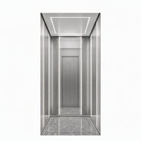 Ascenseur domestique compact et moderne |   Convient à une surface de 1 m², escalier étroit |   Acier inoxydable Aluminium |   Transmission hydraulique/de traction |   Sûr