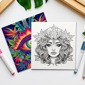 Libro da Colorare Psichedelico per Adulti, Libro Artistico con Occhi Psichedelici, Libro Creativo per Adulti per il Rilassamento - Product Image 1