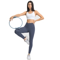 Xsunwing Nouveau Leggins Para Mujer Push up Sport Pantalon Running Gym Tayt Sans Couture Femmes Fitness Yoga Leggings Avec Poches WDQ199