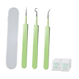 Herramienta de eliminación facial Pinzas extractoras de espinillas y espinillas para uso en la frente y la cara - Product Image 4