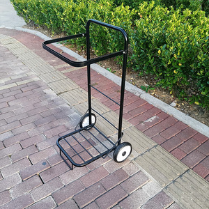 Garbage Truck <b>Cart</b> 950x440x475mm 4 Wheels Metal Frame 40kg Load Capacity Outdoor Use Hand <b>Tool</b> <b>Cart</b> - Product Image 2