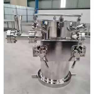 Stainless steel view port vacuum diamond growing lab chamber for 6KW MPVCD microwave spherical tube chemical vacuum cavity