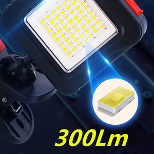 360 ° 회전 충전식 USB-C 자동차 수리 검사 작업등 전원 은행 3 깜박임 모드 <span class=keywords><strong>LED</strong></span> 클립 작업 등 - Product Image 5