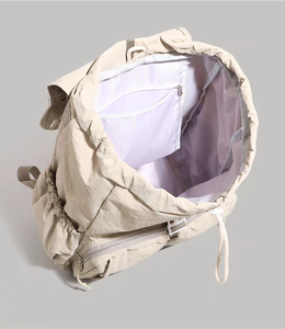 Luxury Vintage Anti-Theft Nylon <b>Backpack</b> Preppy Style Sports Waterproof Travel School Bag Button Closure Strap - Product Image 2