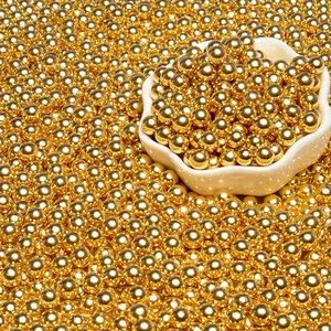 Kaliteli uygun fiyat kek Sprinkles Flakes dekorasyon inci için yenilebilir altın şekiller