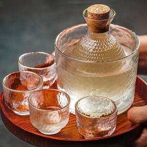 Juego de Barra de Sake Estilo Japonés con Jarra de 300ml, 4 Vasos de 60ml, Dorado, Resistente al Calor, para Vodka, Licores, Vino, Botella de Sake, <span class=keywords><strong>Shochu</strong></span> - Product Image 4