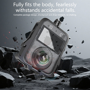 Telaio/Scocca Protettiva Adatto per DJI OSMO 360, con <span class=keywords><strong>Tre</strong></span> Interfacce Cold Shoe per l'Installazione di Luci di Riempimento Accessorie - Product Image 4