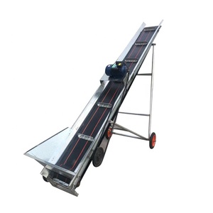 Dahan küçük mobil yakacak odun kauçuk bant konveyör işlemci asansör katlanır bant konveyör - Product Image 2