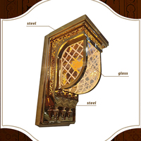 Lampe murale LED islamique arabe en verre sur mesure pour la décoration du Ramadan, pour mosquée, palais, hôtel, couloir