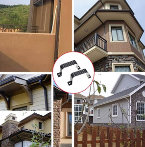 Công nghiệp Clip nhôm có thể điều chỉnh nước mưa máng xối Ống treo Clip - Product Image 4