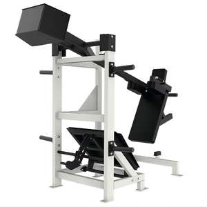 TOPTONS 2025 nouvelle plaque chargée équipement de Fitness Commercial Squat Machine Squat Machine Pendule Squat force jambe <span class=keywords><strong>presse</strong></span> pour Gym - Product Image 1