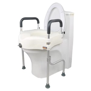 2 Inch Toilet Seat Riser Elongated Raised Toilet Seat for Assistance Bending or Sitting TCA05 - Product Image 2
