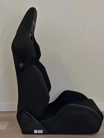 Siège baquet de course universel réglable en fibre de carbone noire, conçu sur mesure, fabriqué en Chine