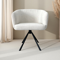 Chaise de salle à manger de style italien moderne et luxueux, rembourrée avec dossier, pour salon, chambre, bureau, meubles de maison