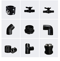 Raccord électrofusion PE direct usine, raccord de tuyauterie HDPE, durée de vie de 50 ans, certifié ISO CE