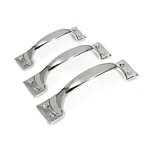 Stainless Steel Furniture Handle Bar Shape Minimalist Design Durable Cabinet Door <b>Drawer</b> Wardrobe Hardware 4 5 <b>6</b> Inch - Product Image 2