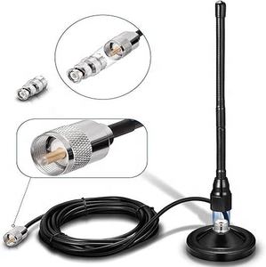 <span class=keywords><strong>Antenne</strong></span> de station de base magnétique fixe extérieure ATWE en plastique 27 MHz avec connecteur BNC 1.5 VSWR pour montage au sol/mural - Product Image 3