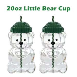 Ins Style Cheap <strong>Price</strong> Creative Glass <strong>Starbuck</strong> Teddy Bear Cup - Product Image 3