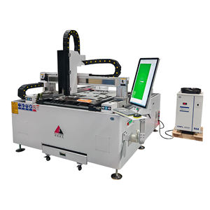 Máquina de Corte por Láser de Fibra Pequeña con Precio de Fábrica, Cortadora Láser Automática 6060 para Chapa de Acero Inoxidable y Acero Dulce - Product Image 1