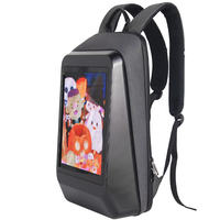 Altavoz Bluetooth LED Display Bag Negro Laptop Led Mochila Oxford Impermeable Escuela LED mochila