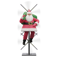 Ventilateur LED Holographique Extérieur Imperméable 65cm 3D avec Contrôle par Application Wifi, Projecteur Publicitaire à Hologramme
