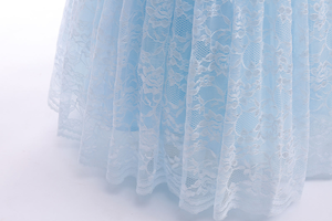 Elegante Abito da Sera Ricamato Blu Cielo 4-5 Anni, Vestito da <span class=keywords><strong>Damigella</strong></span> d'Onore Floreale in Pizzo Ricamato a Mano, Abito da Ballo Personalizzato per Bambina, Abito da Principessa per Feste - Product Image 6