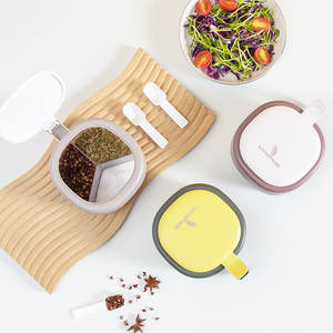 Tarro de especias para cocina, tamaño M, tapa de plástico hermética para almacenamiento de condimentos sólidos - Product Image 3