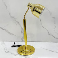 Ustensiles de buffet de restaurant Lampe d'isolation alimentaire argentée ou dorée Lampe chauffante infrarouge Lampe chauffante pour buffet de cuisine
