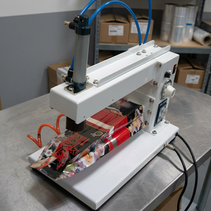 Máquina Aplicadora de Válvulas para Café, Semiautomática, Control Eléctrico Neumático, 110/220V, para Bolsas de Papel de Aluminio, Fabricada en Taiwán, AA-03, Fácil de Usar - Product Image 2
