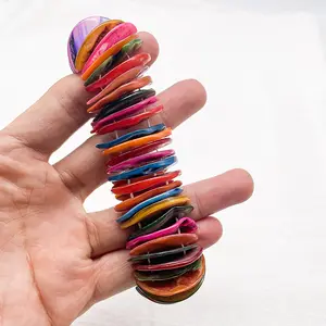 Pulsera colorida hecha a mano con conchas geométricas para mujer, brazalete de la amistad de playa Bohemia, regalo