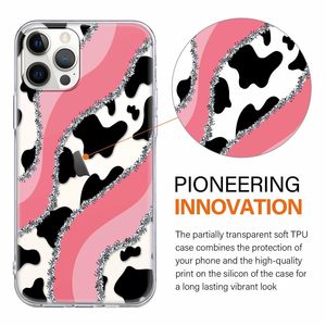 Rubans colorés en silicone souple et coutures imprimées en noir et blanc, lentille tout compris, <span class=keywords><strong>coque</strong></span> souple pour étui de téléphone <span class=keywords><strong>iPhone</strong></span> - Product Image 2